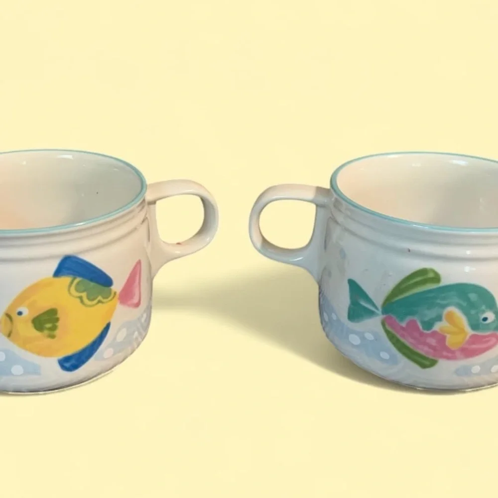 VTG Studio Nova Barrier Reef Coffee Cups Mugs Beach Fish Ocean (KT324)